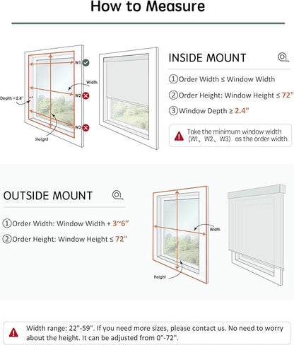 Yoolax Motorized Blinds with Remote, Blackout Smart Blinds Automatic Blinds for Windows, Electric Window Shades Compatible with Alexa Roller Window Shades with Valance (Jacquard White, 50" W x 72" H)