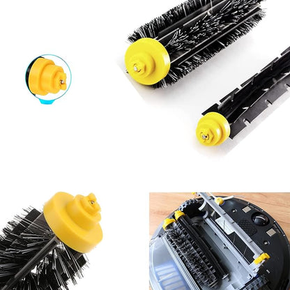3 Sets Replacement Bristle & Flexible Beater Brush Compatible with iRobot Roomba 600 and 700 Series 614 618 630 635 640 645 650 652 655 660 665 670 671 675 680 690 692 694 695 760 770 780 790 Robot.