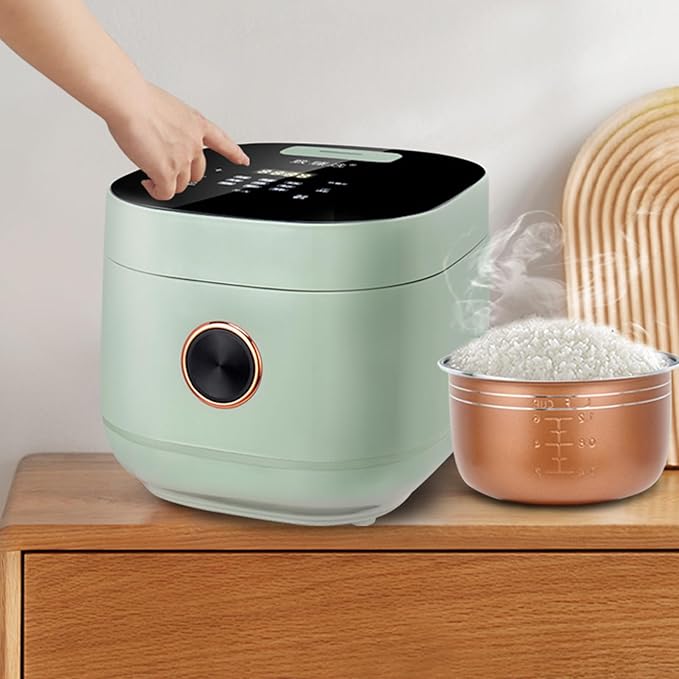 Rice Cooker and Steamer, Cooker, 5L Large Capacity/Fast Cooking/Non-Stick Coating, Smart Small for Home Use