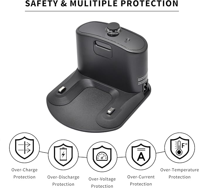 RDSJK Roomba Charger Dock, Replacement for iRobot Roomba e5 e6 i1 i3 i4 i5 i6 i7 i8 j5 j7 j9 Series & All 500 600 700 800 900 Series - Charger ADF-N1 17070 17064 4452369