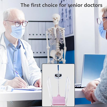 Assist The Elderly in Measuring Weight gain While Standing, with an Electronic Scale with armrests, Suitable for use in clinics, Hospitals, Schools, Nursing Homes (Tender Sprout Green)