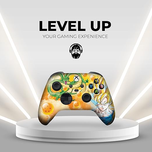 DreamController D. B. Z. Gokku Custom X-box Controller Wireless compatible with X-box One/Series X/S Proudly Customized in USA with Permanent HYDRO-DIP Printing(NOT JUST A SKIN) (MODDED)