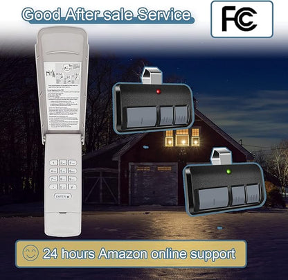 877MAX Keypad with 2 Pack 893MAX Remote, Fit for Liftmaster Garage Door Opener Keyless Entry, Keypad Replace 878MAX 376LM 377LM 877LM 977LM, Remote Replace 893LM G953EV-P2 371LM 373LM 971LM 973LM