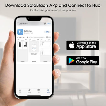 SofaBaton X1S Universal Remote Control with Hub, Improved Scroll, Smart Remote All in One with Customize One Touch Activities, Compatible with IR/Bluetooth/WiFi Devices