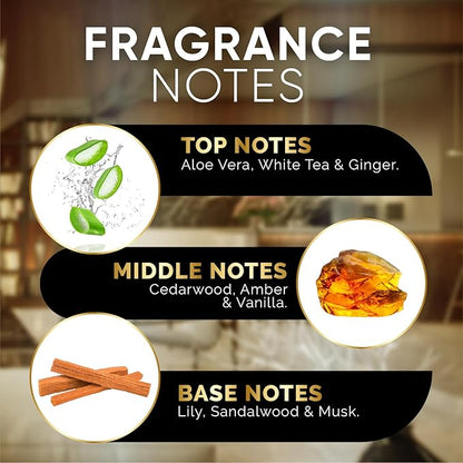Luxury Hotel Fragrances - Hotel Fragrance Oil - Diffuser Oil Blends for Aromatherapy (Sanctuary Suite) 4.05 Fl Oz (120ml)
