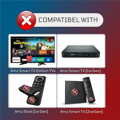 Replacement Voice Remote Compatible for Fire Streaming Devices TV Stick, Cube, Insignia, Toshiba Smart TVs