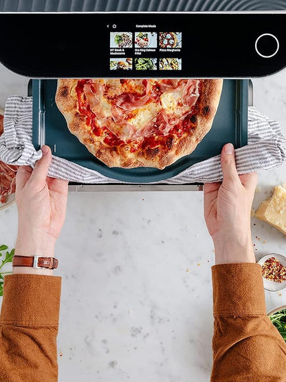Brava Oven Starter Set: 10-in-1 Touchscreen Countertop Smart Oven, Air Fryer, 6-Slice Toaster, Slow Cooker, Reheater, Dehydrator, Rice Cooker, Auto-Shut Off, 1800W, Stainless Steel Kitchen Appliance