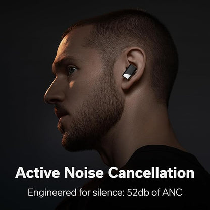 Status Pro X Wireless Earbuds, Triple Speaker Driver, Hi-Res Audio with LDAC, 52dB ANC, 6 Beamforming Mics with VoiceLoom AI for Clearest Calls