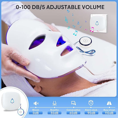 Caregiver Call Alarm Button for Home，Life Alert Beeper for Elderly Monitoring Emergency Bell, 500FT Wireless Panic Call Alarm, Nurse Care for Seniors Patients, Waterproof