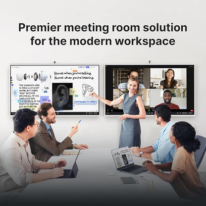 NearHub S Pro 4K UHD Smart Board,75” Windows 11 Interactive Whiteboard for Business &Education,Touchscreen Display with Built-In Camera &Microphones,All-in-One Collaboration Device for Hybrid Meetings