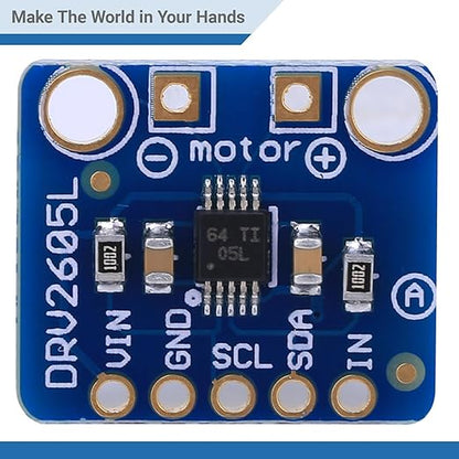 Haptic Motor Controller, Motor Drive Modulely, DRV2605L Motor Drive Modulely with in General Pin for Control Audio to Generate Haptic Code