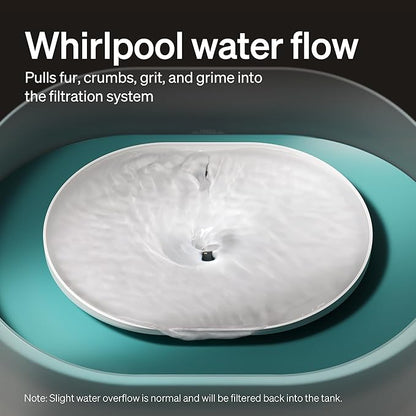 PETLIBRO Dog Water Fountain, 2.1Gal/8L Capsule Dog Fountain for Medium to Large Dogs, Anti-Splash Dog Water Bowl Dispenser, Super Quiet Pet Water Fountain, Great for Dogs Cats and Multi-Pet Home