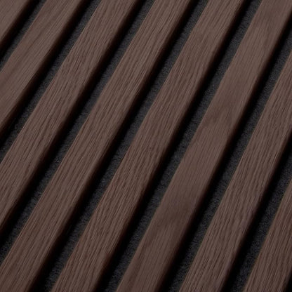 Wood Panels for Wall - Oak Acoustic Wall Panels - 4PK Wall Wood Panels - 94.49” x 12 - Soundproof Wall Panels for Decor - Acoustic Slat Wood Wall Panels for Interior Decoration of Walls (Oak) (Walnut)