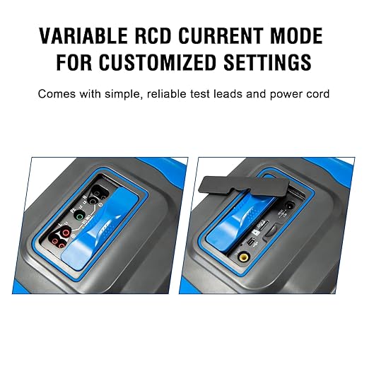 CEM T.ax Included DT-6650 Multifunction Installation Tester with 3.5" TFT Color LCD Display,Voltage,Insulation Resistance,Earth Resistance,Loop impedance,Loop impedance,RCD,PFG,PSC Support 400V TN