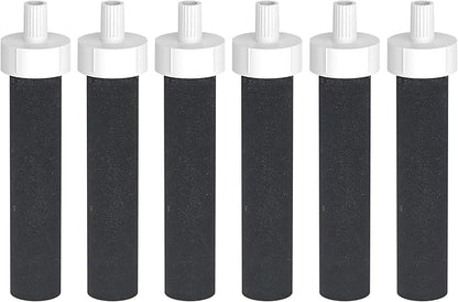 AQUA CREST Water Bottle Filter, Replacement for Brita® BB06, Brita® Hard Sided, Stainless Steel and Plastic Bottle Filter, 6 Count