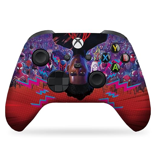 DreamController Milles Moralles Spiidervers Custom X-box Controller Wirelless compatible with X-box One/Series X/S Proudly Customized in USA with Permanent HYDRO-DIP (NOT JUST A SKIN)