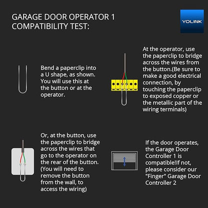 Smart Garage Door Kit with YoLink Hub - YoLink 1/4 Mile World's Longest Range Garage Door Controller and Wireless Sensor Compatible with Alexa IFTTT