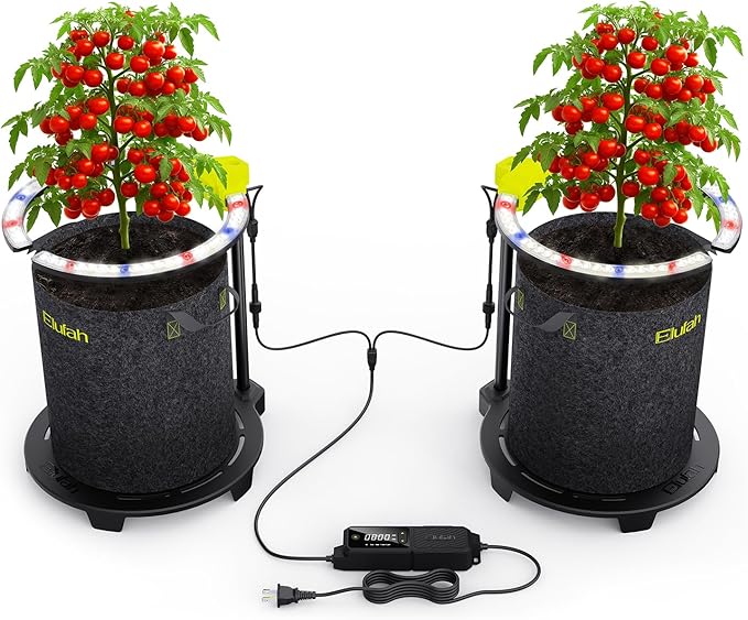 Saturn480 Under-Canopy Grow Light, 48W Full Spectrum LED Grow Lights for Indoor Plant Seeding Vege Boom, Adjustable Stand 12-22inch, 3-in-1 Controller Plant Light for 2x2/3x3 Grow Tents