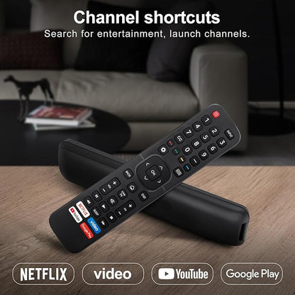 for Hisense-TV-Remote Replacement, Universal Remote Control for All Hisense Smart TVs【Pack of 2】