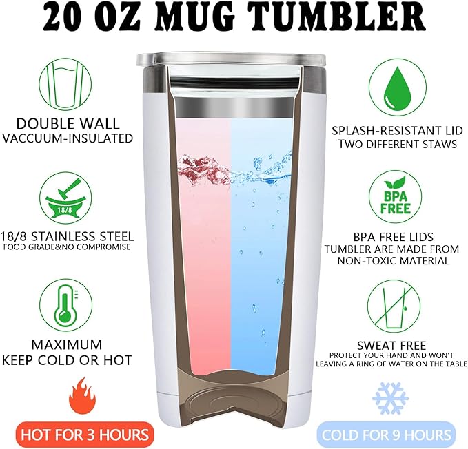 Fufandi Chef Gifts for Men Women - Ideal Gift for Chefs - Gifts for Cooking Lovers, Home Cooks, Bakers, Culinary Students - Tumbler Cup 20oz