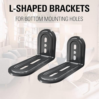 Mounting Dream Soundbar Mount Fits Most Sound Bars Up to 15 lbs, Mounting Soundbar Above or Under TV, Sound Bar Mounting Brackets for TV, Sound Bar Mount with Detachable Extension Plates MD5422