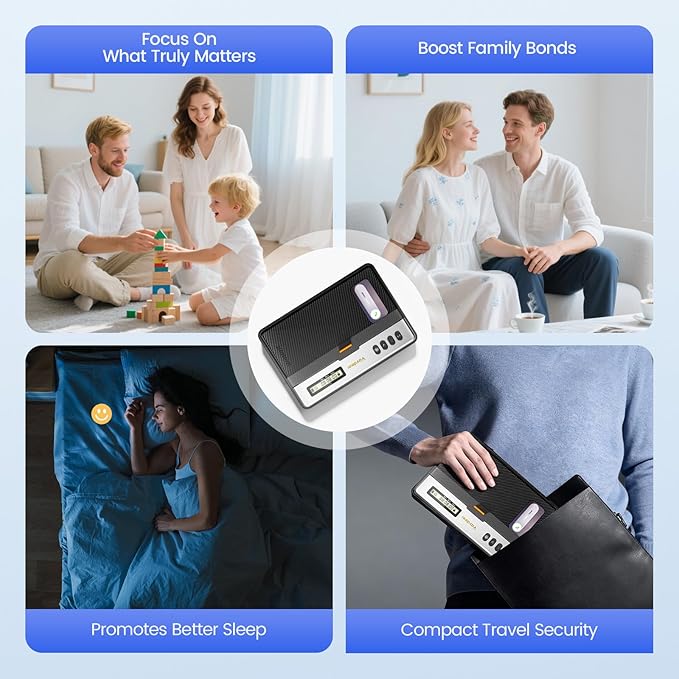 Vaydeer Timed Phone Lock Box, Rechargeable Lock Box with Timer, Locking Safe Storage for Phone, Easy to Use, Stay Focused, Build Better Habits, Live Balanced