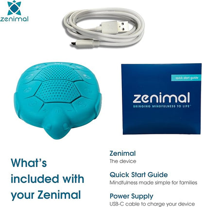 Zenimal Kids Sleep Aid - Screen-Free Sound Machine with Voice-Guided Audio Journeys, Soothing Sounds & Calming Music to Help Children Fall Asleep Faster and Sleep Peacefully All Night