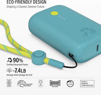 Nimble Champ Portable Charger, 10,000mAh Power Bank Fast Charging, 20W Dual USB-C Battery Pack with Cable, Travel Essential Power Bank for iPhone Laptops Galaxy Tablet Pixel iPad Macbook Kindle Airpod