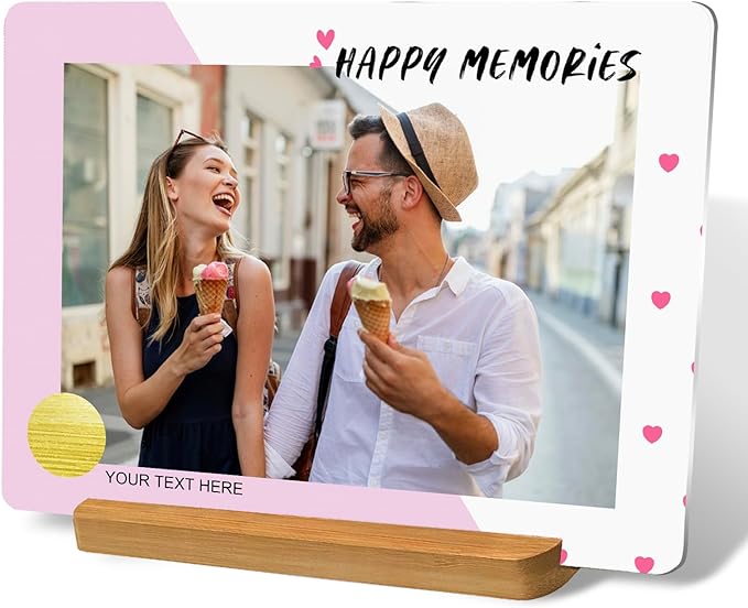 Custom Style Custom Metal Photo Prints,Customize Your own Picture Frame,Personalized Metal Picture Gift for Family and Lovers