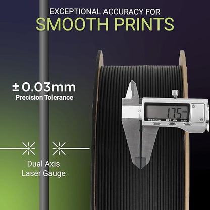 Polymaker Fiberon ASA-CF08 Dark Red Carbon Fiber 3D Printing Filament 1.75mm 0.5KG, UV & Weather Resistant, High Rigidity, Heat Resistant, Easy to Print, Functional Parts & Prototypes