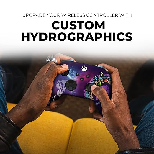 DreamController Blackk Panther Custom X-box Controller Wireless compatible with X-box One/X-box Series X/S Proudly Customized in USA with Permanent HYDRO-DIP Printing(NOT JUST A SKIN) (MODDED)