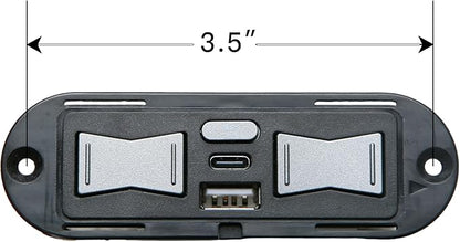 Uetmulik Recliner Emomo USB Type A and C Port 5 Button 5 Pin Hand Control Model HX90HU2 for Lift Chair