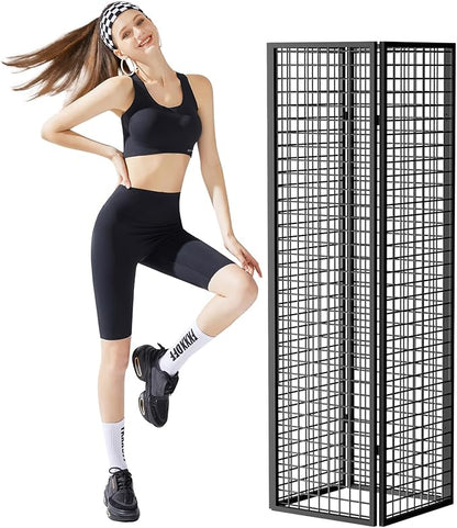 Grid Wall Panels Foldable Gridwall Panel Display Stand Art Show Display Panels for Vendor Events Craft Shows Merch Display