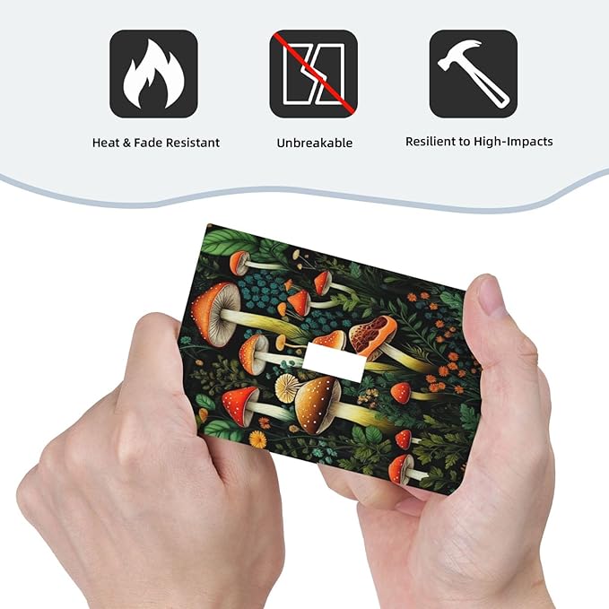 Decorative Light Switch Plate Covers Boho Red Mushroom Green Leaf Plants Floral 3 Gang Wall Plate Switch Cover Plate Triple Toggle Jumbo Electrical Faceplate for Bedroom Home Decor