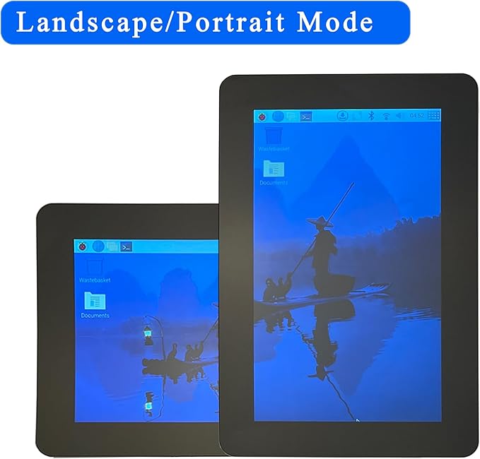 OSOYOO 7 inch DSI Touch Screen 720×1280 IPS Display, DSI Power & Video (No Extra Cables), Portrait/Landscape Rotatable Bare Screen for Raspberry Pi4B/3B+/3B/3A+/5