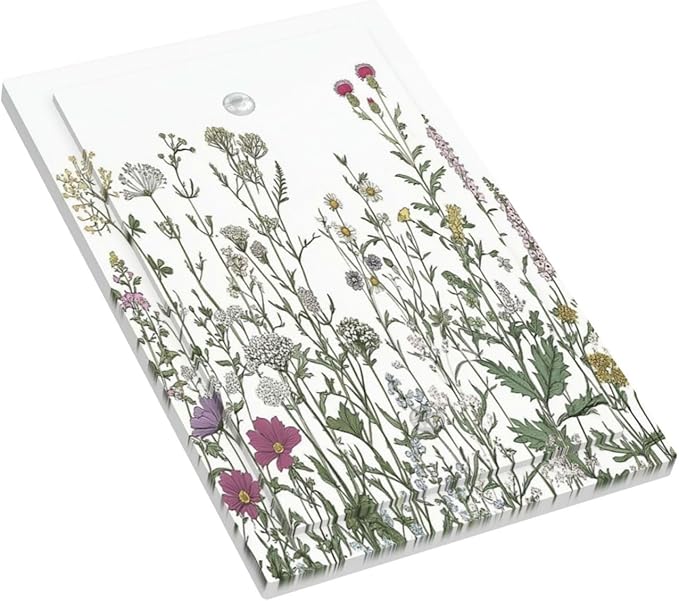 Vintage Herbs Wildflowers Plant Floral Light Switch Cover Plate 1 Gang No Device Blank Electrical Wall Plates Faceplate Decorative Switch Plate For Bed Room Home Decor