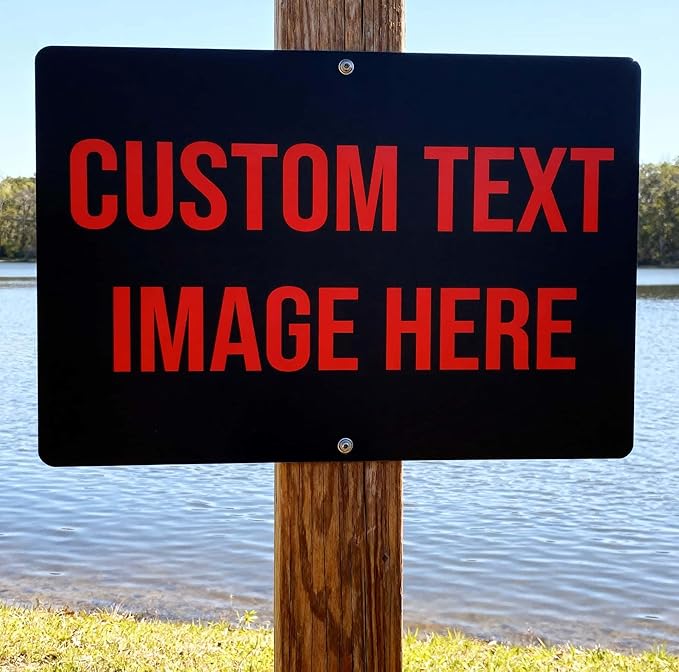 Custom Metal Signs Outdoor, 24x18 Inch, Engineer Grade Reflective Option, .040 Rust-Free Aluminum, UV Protected, Weather/Fade Resistant