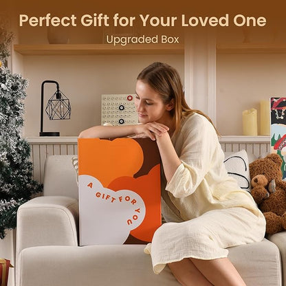 Bearhug Electric Blanket King Size 100" x 90" Dual Controllers Heated Blanket, 10 Heat Settings, 1-12 Hour Auto Shut-Off, Faux Fur & Sherpa Dual-Sided, Machine Washable, Gift-Ready Elegant Packaging