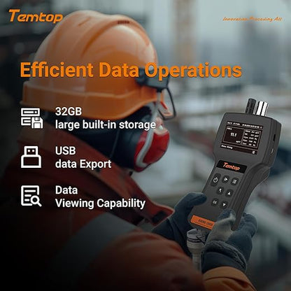 Temtop Comprehensive Air Quality Monitoring Bundle - Handheld Particle Counter (Airing2000) + Indoor Air Quality Detector (M10)