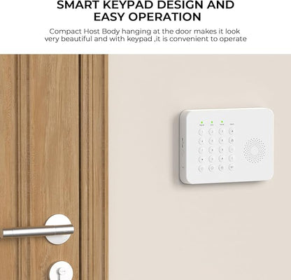 PGST Wireless Home Alarm System,Smart Home Security System,DIY Expandable Door Alarm/Motion Sensors with 4G Call/Phone App Alert,24/7 Professional Monitoring,13 Pieces Alarm Kits For Villa,Kids Safety