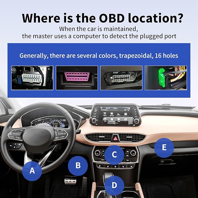 K1 obd2 Scanner,obd2 Scanner Diagnostic Tool,Car Code Reader for Check Engine Light, Real-Live Data, Freeze Frame with Colour Screen, Multilingual Plug & Play for All OBDII & EOBD Vehicles