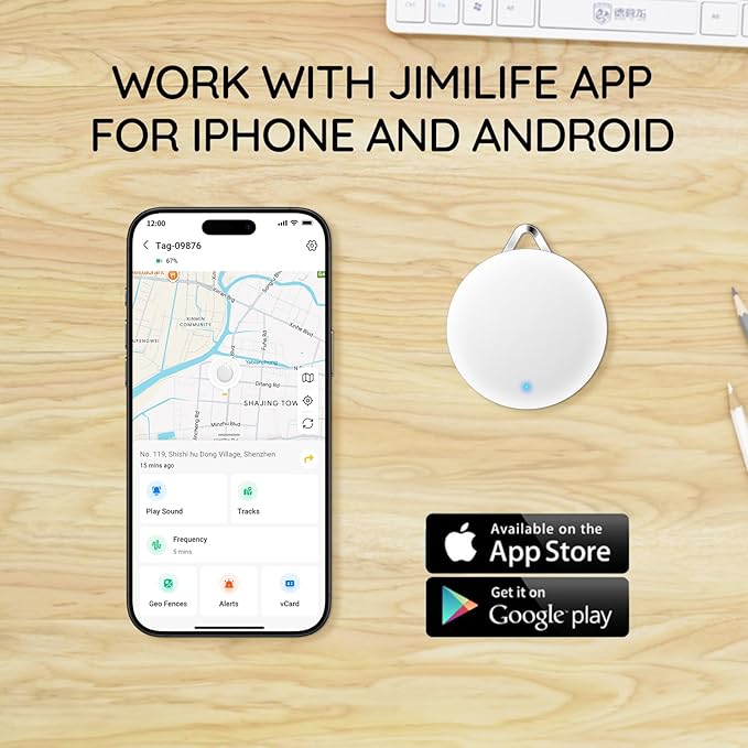 No Subscription LNCOON Mini GPS Tracker for Vehicles, Car Tracker No Monthly Fee Tracker Device Hidden with APP, for iOS Android Track Playback | 5-Minute Positioning Frequency, for Cars Kids Dogs