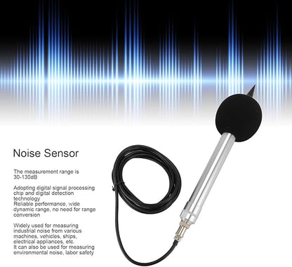Pilipane Noise Sensor 30-130dB Omnidirectional Environment Sound Level Meter for Industrial DC9-30V (YGC-ZS-KV-V2)