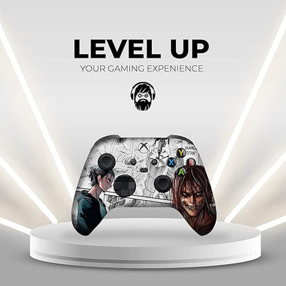 DreamController Attackk On Titan Custom X-box Controller Wireless compatible with X-box One/X-box Series X/S Proudly Customized in USA with Permanent HYDRO-DIP Printing (NOT JUST A SKIN)