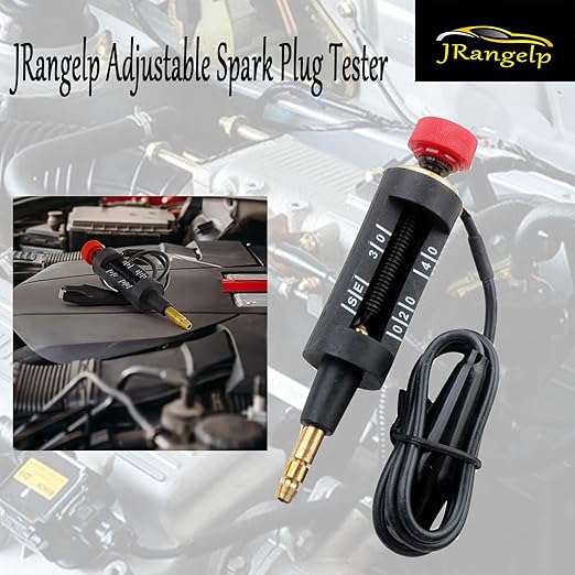 Spark Plug Tester Adjustable Car Ignition System Coil Tester Coil on Plug Spark Circuit Tester Automotive Diagnostic Tester Tool