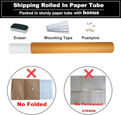 Large Make Ready Manager Board Property Management,24" X 36" Property Maintenance Work Schedule Dry Erase Board,Reusable Laminated Leasing Apartment Task Tracking Poster