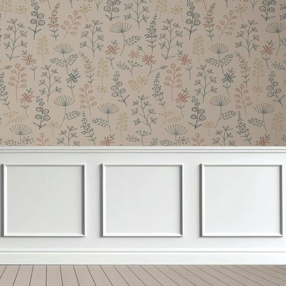 3-Frame 16" x 16" Premade Accent Wall Molding Kit, Ready-to-Assemble Wainscoting Panels, Pre-Cut Chair Rail Moulding Trim Picture Frame for Home Décor