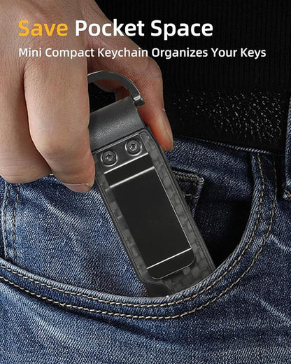 Keychain Key Holder Keychain Tile For Men/Women Key Finder Ring/Organizer for Car Keys Keyring Accessories 2-5 Keys