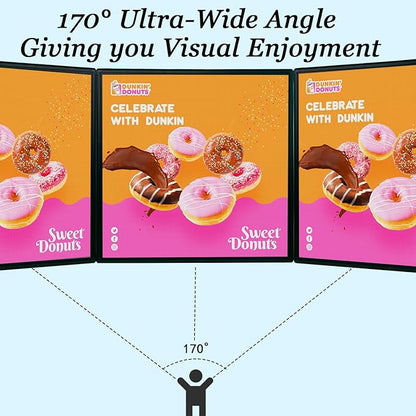 P6 Outdoor Full Color 40'' x 40'' Scrolling LED Display Digital Signage For HD images and HD Video led Sign Electronic Message Board With High Brightness For Store Advertising