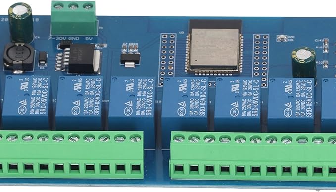 Aramox 8 Channel Relay Module, WiFi Wireless Control Board, Programmable for Smart Home Automation and Development